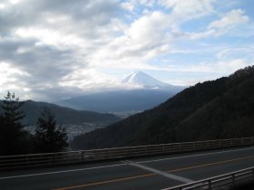 富士山雪化粧